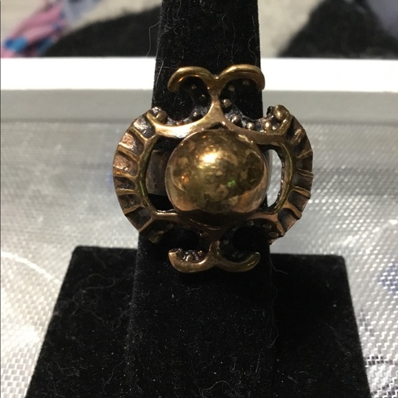 Made in Finland bronze mid century modern ring…Jorma Valo - Picture 9 of 9